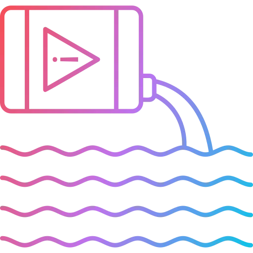 Icône de drainage et recharge de climatisation